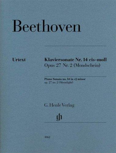 Klaviersonate Nr. 14 cis-moll Opus 27 Nr.2 (Mondschein). Revidierte Ausgabe