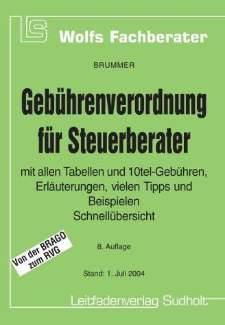 Gebührenverordnung für Steuerberater