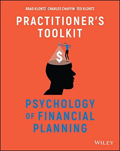 Psychology of Financial Planning: Practitioner's Toolkit