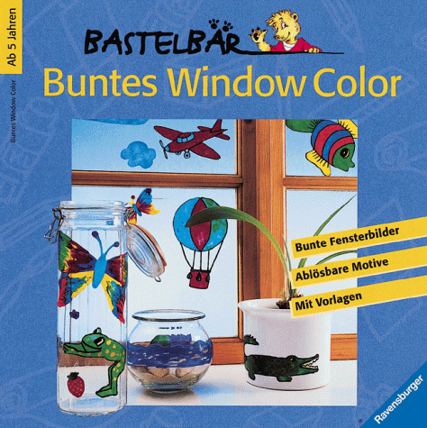 Buntes Window Color, Lustige Fensterbilder, Ablösbare Motive, Mit Vorlagen