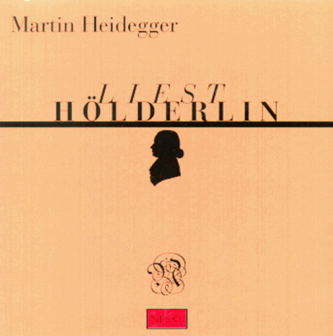 Martin Heidegger liest Hölderlin. CD