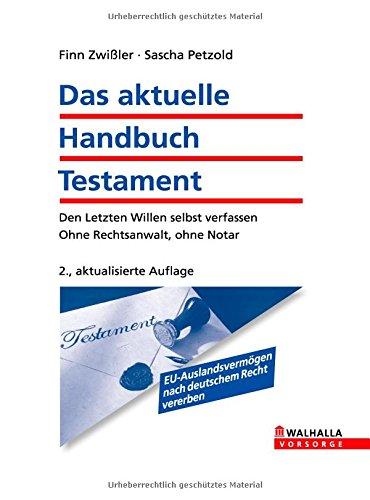 Das aktuelle Handbuch Testament inkl. E-Book