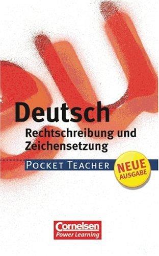 Pocket Teacher. Sekundarstufe I (mit Umschlagklappen): Pocket Teacher. Deutsch. Rechtschreibung und Zeichensetzung. (Lernmaterialien)