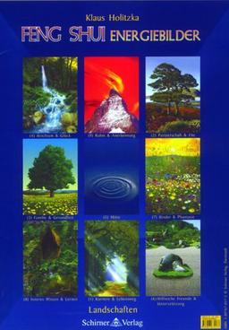 Feng Shui Energiebilder, Landschaften, 9 Poster