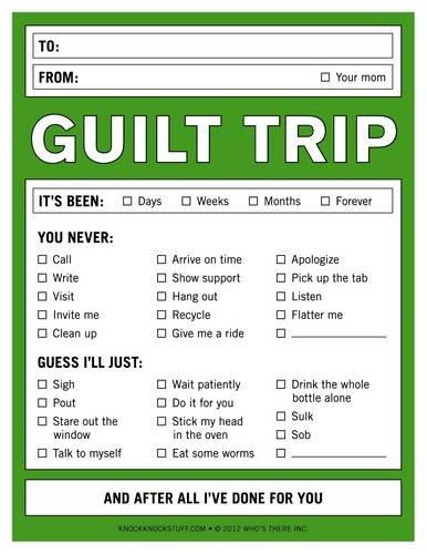 Guilt Trip: Nifty Note