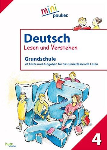 Deutsch - Lesen und Verstehen, Grundschule Klasse 4: 20 Texte mit Aufgaben und ergänzenden Diktaten in unterschiedlichen Schwierigkeitsgraden zum Training des Leseverständnisses (pauker.)