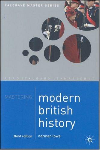 Mastering Modern British History (Palgrave Master Series)