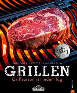 Grillen: Grillsaison ist jeden Tag. Alles, was zum Grillen gehört: Gemüse, Fleisch und Fisch richtig einheizen! Das Grill-Buch verrät die Tricks für Gas- und Kohlegrill.