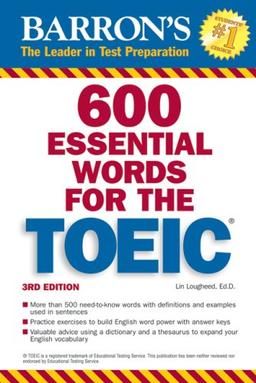 600 Essential Words for the TOEIC 2 CDs inklusive (Barron's Educational Series)