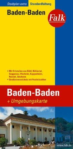 Falk Stadtplan Extra Standardfaltung Baden-Baden