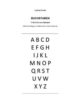 Buchstaben: 14 Schritte zum Alphabet