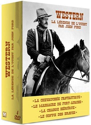 Coffret western, la légende de l'ouest : la chevauchée fantastique ; le massacre de fort apache ; la charge héroique [FR Import]