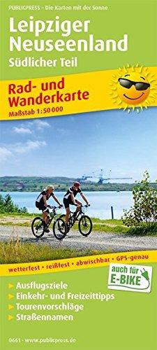 Leipziger Neuseenland - Südlicher Teil: Rad- und Wanderkarte mit Ausflugszielen, Einkehr- & Freizeittipps, wetterfest, reißfest, abwischbar, GPS-genau. 1:50000 (Rad- und Wanderkarte / RuWK)