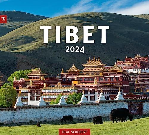 Tibet 2024: Premium-Wandkalender Großformat 48,5 x 44cm