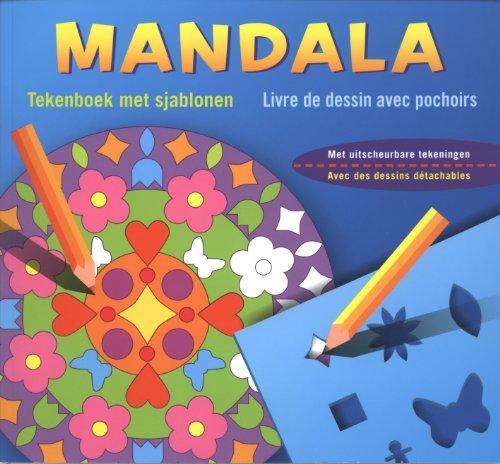 Mandala / druk 1: tekenbeok met sjablonen