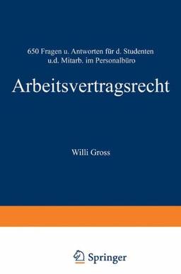 Arbeitsvertragsrecht