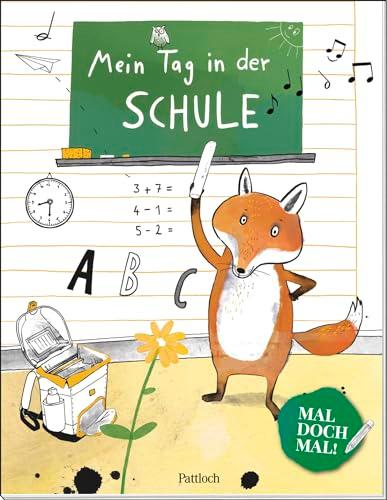 Mal doch mal! - Mein Tag in der Schule: Ausmalbuch für Kinder | ab 5 Jahre | Ein schönes Geschenk zum Schulanfang (Malbücher für Kinder zum Ausmalen, Kritzeln und Sachensuchen)