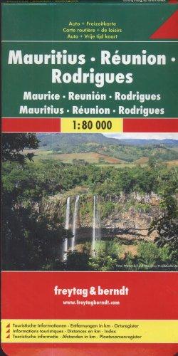 Freytag Berndt Autokarten, Mauritius - Reunion - Rodriguez 1:80.000: Touristische Informationen. Ortsregister. Cityplan