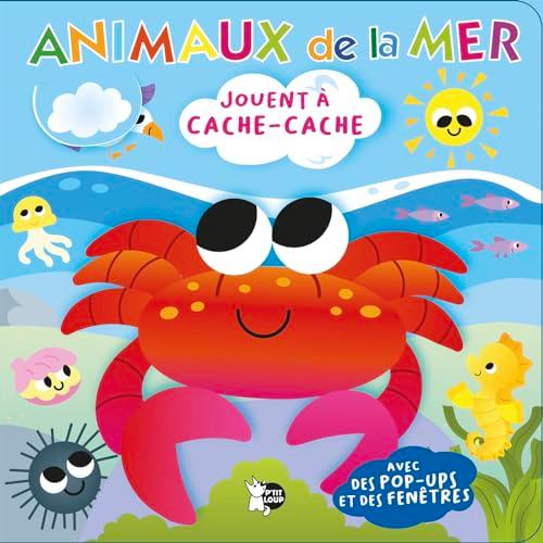 Animaux de la mer jouent à cache-cache