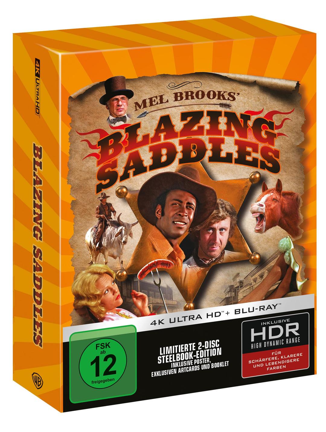 Blazing Saddles - Der wilde Westen - Ultimate Steelbook Collector's Editition (4K UHD + Blu-ray)