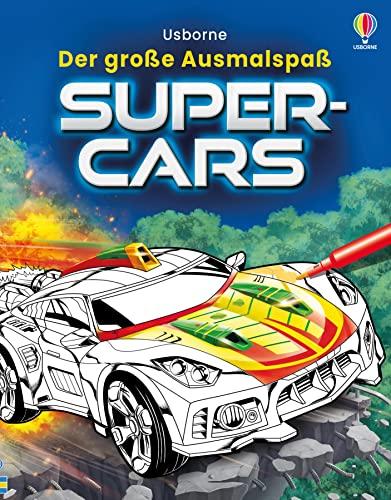 Der große Ausmalspaß: Supercars: Fantasy-Hightech-Supercars zum Ausmalen – für Auto-Fans ab 5 Jahren (Der-große-Ausmalspaß-Reihe)