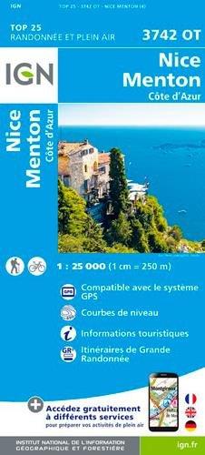 Nice - Menton - Côte d'Azur 1:25 000