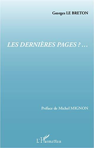 Les dernières pages ?...