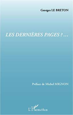 Les dernières pages ?...