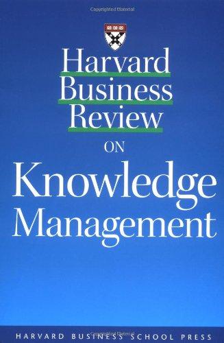 Knowledge Management: The Definitive Resource for Professionals (Harvard Business Review Paperback)