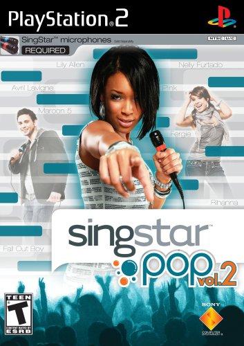 PlayStation 2 - PS2 Konsole inkl. SingStar Deutsch Rock-Pop Vol. 2 + 2 Mikrofone