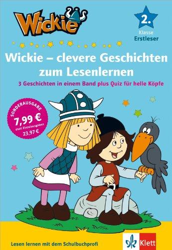 Wickie - clevere Geschichten zum Lesenlernen: 3 Geschichten in einem Band plus Quiz für helle Köpfe 2. Klasse Erstleser