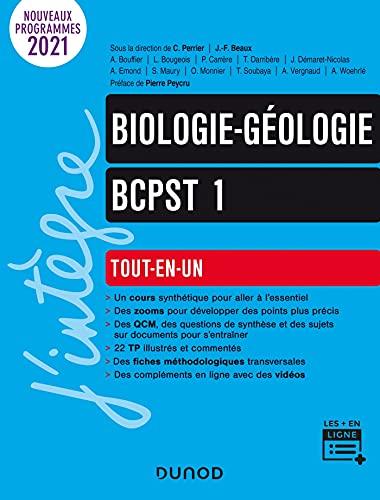 Biologie-géologie, BCPST 1 : nouveaux programmes 2021