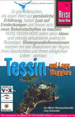 Tessin und Lago Maggiore. Reisehandbuch