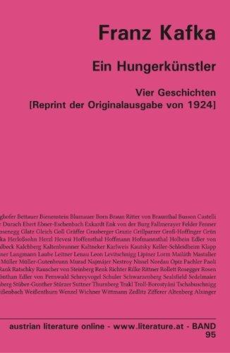 Ein Hungerkünstler: Vier Geschichten  [Reprint der Originalausgabe von 1924]