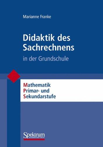 Didaktik des Sachrechnens in der Grundschule