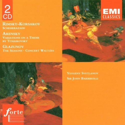 Nikolai Rimsky-Korssakoff: Scheherazade / Anton Arensky: Variations on a Theme by Tschaikowsky / Alexander Glasunow: The Seasons + Concert Waltzes