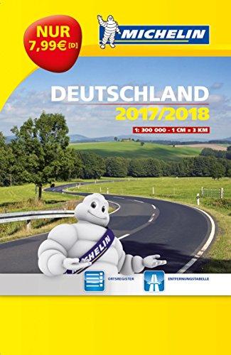 Michelin Kompaktatlas Deutschland 2017/2018: Maßstaab 1:300.000 (MICHELIN Atlanten)