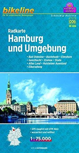 Bikeline Radkarte Hamburg und Umgebung (SH06) 1 : 75 000