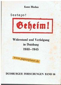 Widerstand und Verfolgung in Duisburg 1933 - 1945