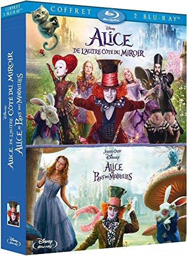 Coffret alice 2 films : alice au pays des merveilles ; alice de l'autre côté du miroir [Blu-ray] [FR Import]