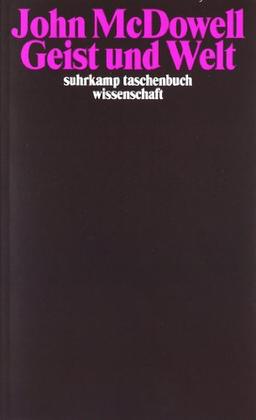 Geist und Welt (suhrkamp taschenbuch wissenschaft)