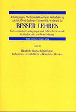 Vorbereitung und Durchführung mündlicher Hochschulprüfungen