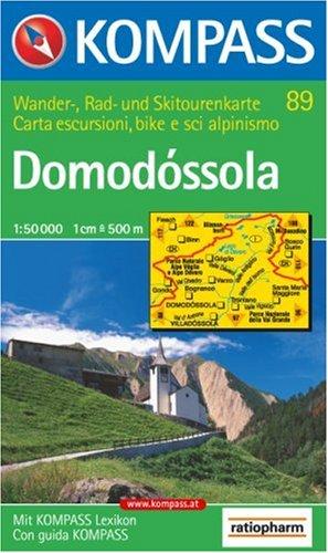 Domodossola: Wander-, Rad- und Skitourenkarte. Carta escursioni, bike e sci alpinismo. 1:50.000