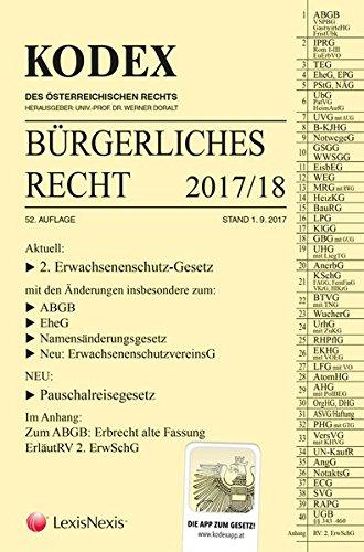 KODEX Bürgerliches Recht 2017/18