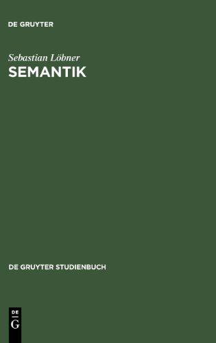 Semantik (de Gruyter Studienbuch)