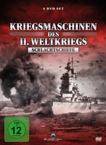 Kriegsmaschinen des Zweiten Weltkriegs - Schlachtschiffe (4 Discs)