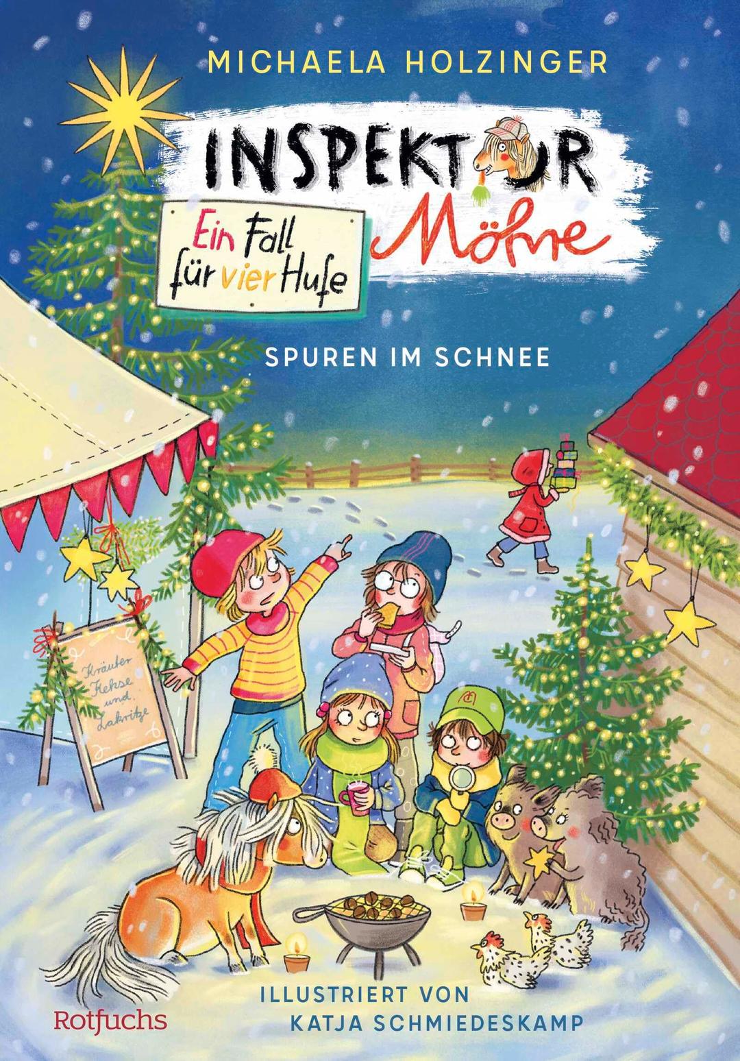 Inspektor Möhre - Ein Fall für vier Hufe: Spuren im Schnee: Winterlicher Kinderkrimi zum Vorlesen für Kinder ab 5 Jahren