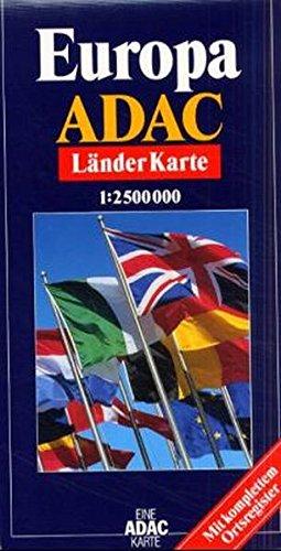 ADAC Karte, Europa (1 : 2.500.000) (ADAC Länderkarten)