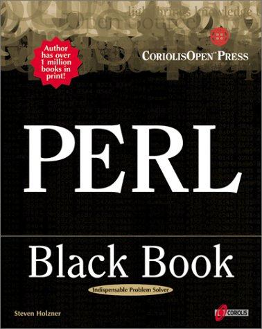 Perl Black Book, w. CD-ROM (Black Book (Coriolis Group Books Paperback))