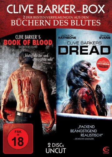 Clive Barker Box UNCUT - 2 Horror-Highlights in einer Box: Book of Blood + Dread (2 DVDs)